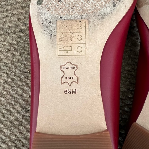 Tory Burch Croc Embossed Charm Loafers Mule Flats Red Women’s Size 6.5 Step Down - Picture 8 of 10